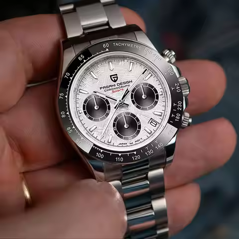 PAGANI DESIGN 2025 New PD-1644 Meteorite Dial Fashion Men Quartz Wristwatches 100M Sapphire Glass Ch