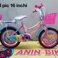 sepeda anak roda 4 mini velion 16 inch murah