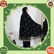 Mukena Rukuh Alat Sholat Wanita Dewasa Potongan Swarovski Arrafi Rayon