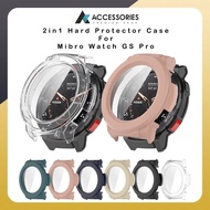 Mibro Watch GS Pro Protector Case, 2in1 Hard Casing With Screen Glass Cover [ Smart Watch Accessorie