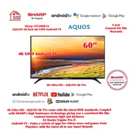 Sharp Android TV 60 inches 4K UHD Android TV Sharp 4TC60DK1X Android TV Smart LED