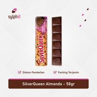 1 Box Kecil SilverQueen Almond Milk 55 gr / Cokelat 1 karton (10 pcs)