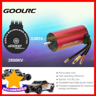 Original GoolRC S3674 2650KV 4 Poles Brushless Sensorless Motor for 1/8 RC Car Truck (Standard)
