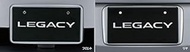 Subaru Legacy [BR9 BM9 BRF] Colored License Plate Base Set (Front and Rear 2 Pieces) (For Outback), 