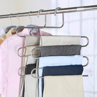 ?Hanging Clothes Hanger Layers Clothing Storage Space Saver Neat