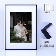 White Aluminum Alloy Picture Frame Wedding Photo Frame 3D Silver Metal Frame 4K 8K Framing Photograp