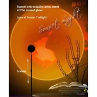 ️ [Remote Control Ambient Light] Sunset Ambient Light Projection Light Photo Floor Light Night Light