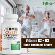 Vitamin K2 (MK7) and D3 Supplement - Highly Absorbed Vitamin D Supports Heart Health, Supports Bone &amp; Immune Health, Aids Growth, Repair