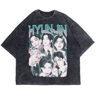 HYUNJIN WASHING VINTAGE TEE (OVERSIZE WASHED T-SHIRT)