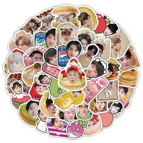 10/30/65PCS EXO Stickers Funny Food Graffiti Sticker South Korean Boy Band Decal Fans Gift Luggage L