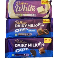 Dairy Milk Cadbury White |Dairy Milk Cadbury Milk Oreo/Oreo Sandwich 120g
