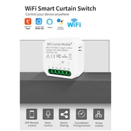 - SIXWGH Mini Smart Curtain Switch WiFi Tuya 2 CH Control Module 10A - WHD09 -