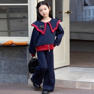 JM-034 IMPORTED GIRLS' SWEATER SET AGES 5-13 YEARS