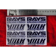 ▤✚❃Volks Rays Inspired Mags Decals 1 Set