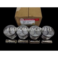 HONDA CIVIC D16A SOHC SAKURA JAPAN 77MM HIGH COMPRESSION PISTON KIT SET