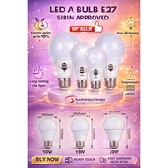 (Sirim) LED Bulb 10W/15W/20W Mentol Led Lampu E27 A60 Bulb