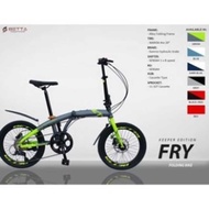 Bike 20 Folding Betta Fry 2 Alloy Hydraulic 8 Spd Speed