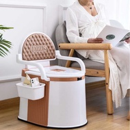 Portable Toilet Bowl for Adult Arinola Pot Kubeta Mobile Toilet Urinal Chair for Adult Senior Pregna