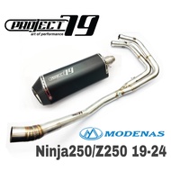 PROJECT79 Exhaust Modenas Z250 Ninja250 18-24 Full System Tabung Muffler Stainless Steel NINJA 250 A