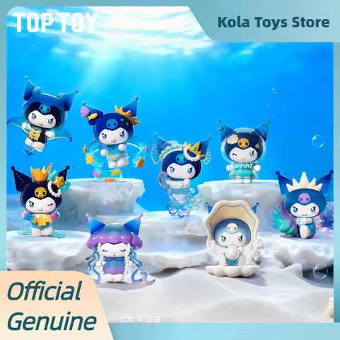 Authentic TOPTOY Kuromi Deep Sea Mystery Series Blind Box Toys Creative Figurine Mystery Box Collect