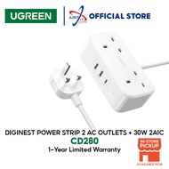 UGREEN CD280 EXTENSION POWER STRIP WITH 30W PD CHARGER USB-C PORT 18W 2 USB A 2 AC OUTLETS (UG-CD280