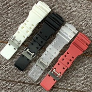 XTMN 16mm Silicone Rubber Watch Band Strap Fit For  G Shock Replacement Black Waterproof Watchbands