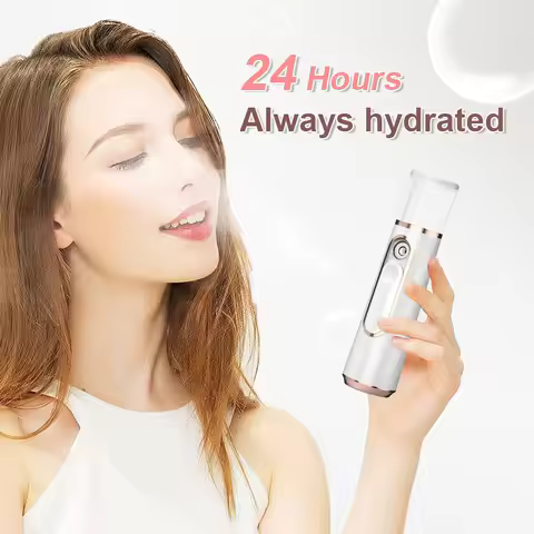 New Water Replenisher Nano Spray Face Beauty Cold Spray Humidifier Portable Charging Small Humidifie