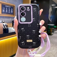 VIVO V29 5G V29E 5G V29 Pro 5G Case With Cute Lanyard