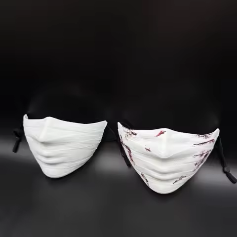 Anime Cosplay Iguro Obanai Face Mask Angels Death Isaac Foster Cosplay Costume Bandage Mask Roleplay