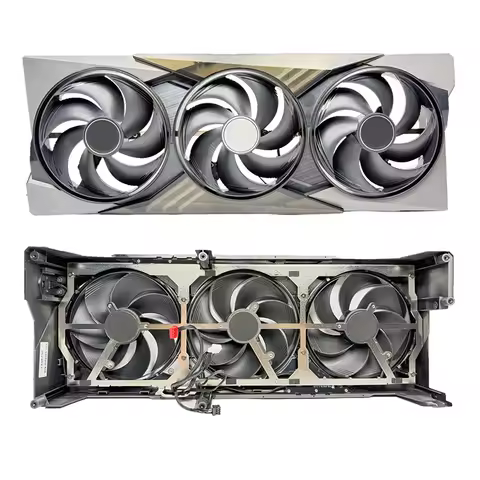 Original For MSI RTX 5090 GAMING TRIO GPU Cooling Fan, Dual‑Ball Bearing With Original Logo Graphics