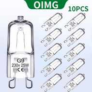 OIMG Energy Saving G9 Halogen Light Bulbs - Warm White (10 Pcs x 25W/40W/60W)