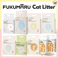 FUKUMARU Cat Litter Hard Clumping Strong Deodoration Absorption Dust Free Pasir Kucing 福丸猫砂