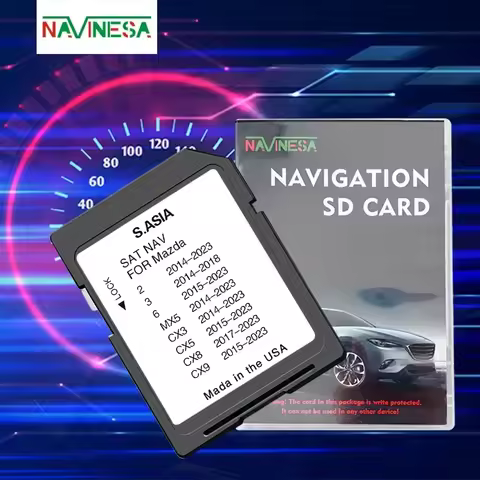 South Asia Maps for Mazda 2 3 6 MX5 CX3 CX5 CX8 CX9 Vehicle Connect 1 Navigation 2023 Version Softwa