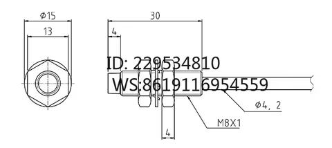 Indu-ctive Pr-oximity Sw-itch PR08-1.5DN PR08-2DN PR12-4DN PR18-8DN Sensor 24v