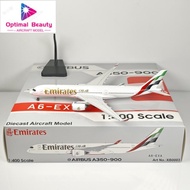 Aviation 1: 400 Emirates A350-900 A6-EXA Alloy Airplane Model