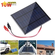 [LUMY] 10W 12V Outdoor Portable Solar Panel with Clip for 9-12V Battery Charging
