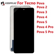 ▷ Para Sa TECNO Mobile Phone Repair Part For Tecno Pova / Pova 2 LCD Touch Screen Pova 4 / 5 Pro Dis