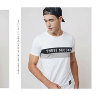T-shirt 3 SECOND PREMIUM DISTRO / Men T-Shirt / THREE SECOND T-Shirt