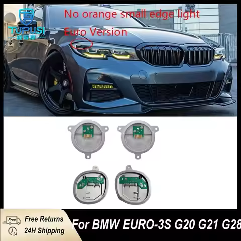 White Yellow Angel Eyes DRL For BMW G20 2018-2019 320i 330i M340i LOW LED Headlight 63119477985 6311