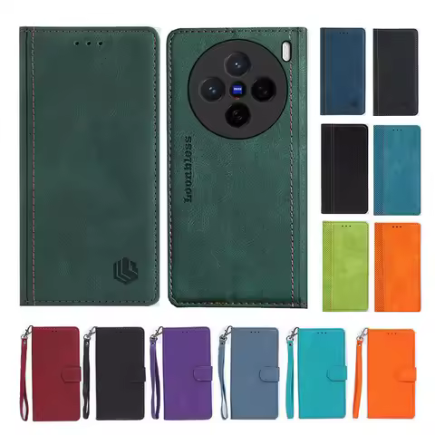 On Vivo X200 Ultra Flip Case For Vivo X200 Pro Phone Cover Vivo Case X200 Pro Mini Leather Shell X20