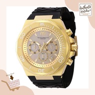 TechnoMarine 222079 Manta Ocean Mother of Pearl Dial Gold Bezel Black Strap 48mm Men's Watch