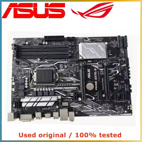 For Asus PRIME Z270-DRAGON Original Desktop Intel Z270 Z270M DDR4 LGA 1151 i7/i5/i3 USB3.0 SATA3 PC 