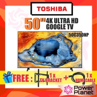 [FREE GIFT] Toshiba TV 50" / 55" / 65 " 4K Google TV LED 50C350LP / 65C350LP | New 50C350NP / 55C350