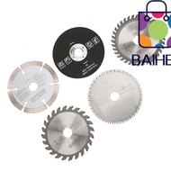BAIHEE 5 PCS Circular Saw Blade Set, 15mm / 19/32 Inch Arbor HSS/Diamond Mini Circular Saw Blades, 2