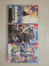 Switch games（monhun rise，明星大亂鬥）