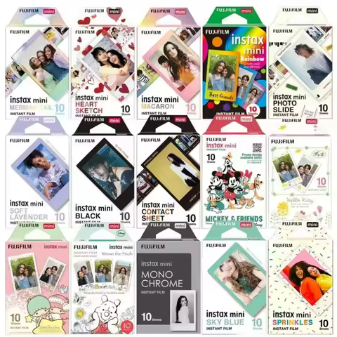 Genuine Fujifilm Instax Mini Film Fujifilm Instax Mini 12 11 8 9 Color Film For 40 50s 50i 90 Link 2