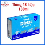 [Date 7.2025] Thùng 48 hộp sữa non pha sẵn Vinamilk Dielac Grow Plus 180ml (cho bé từ 1 tuổi)