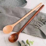 33cm Long Handle Mixing Spoon Creative Extended Wooden Spoon Kitchen Supplies