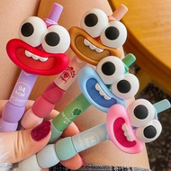 Cute Big Eye Big Mouth Funny Doll Pen Black Press Gel Pen High-value Student Exam Brush Question Pen