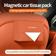 OMODA car magnetic tissue holder for OMODA 5 OMODA C5 C9,suede tissue box